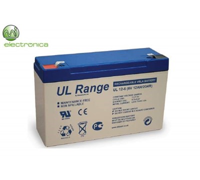 BATERIA ULTRACELL UL 12Ah 6V