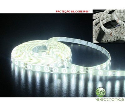 FITA LED 60 SMD5050 BRANCO FRIO 14,4W 12V IP65