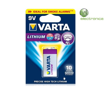 PILHA VARTA LITHIUM 6LR61 9V
