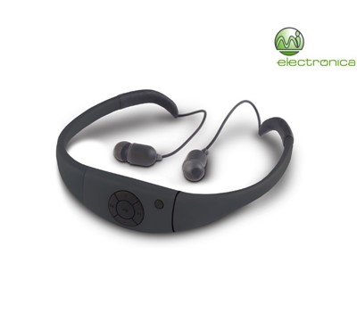 HEADSET WATERPROOF MP3 PRETO