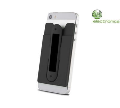 SILICON STAND POCKET BLACK