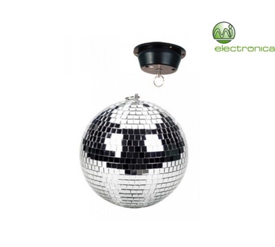 BOLA DE ESPELHOS 20CM C/ MOTOR