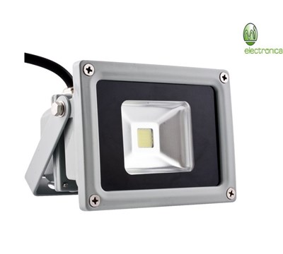 PROJECTOR LED 10W CINZENTO COLD WHITE