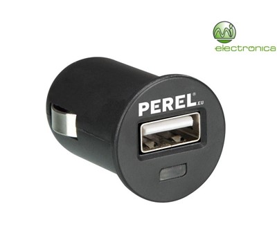 ADAPTADOR CARGA AUTOMÓVEL C/ LED 2.1A BLISTER PEREL