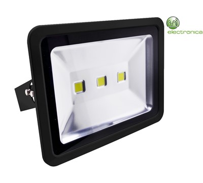PROJETOR LED 150W 10500LM BRANCO FRIO PRETO