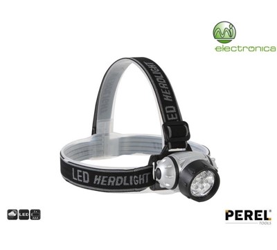 LANTERNA DE CABEÇA C/ 7 LED BR. ULTRALUMINOSO PEREL
