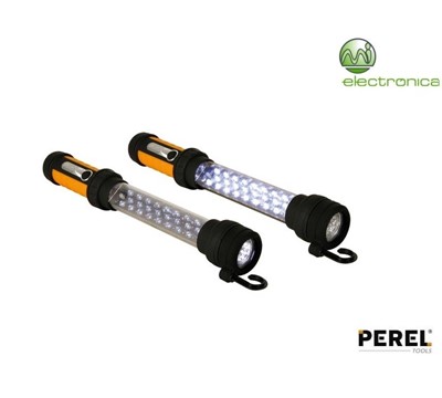 LAMPADA PORTATIL RECARREGAVEL - 26 + 9 LED PEREL