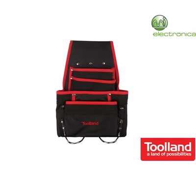 MALOTE DE CINTURA P/ FERRAMENTAS - 10 BOLSOS TOOLLAND