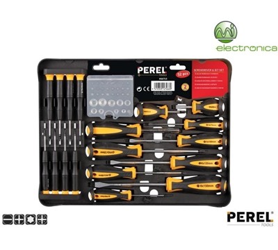CONJUNTO DE CHAVES E PONTAS 52X PEREL