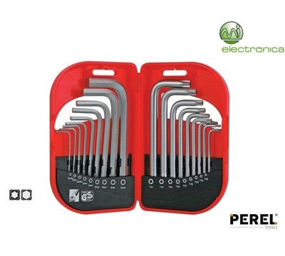 CONJUNTO DE CHAVES HEXAGONAL E ESTRELA 18X PEREL