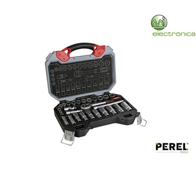 CONJUNTO DE CHAVES DE ROQUETE 3/8" 29X PEREL