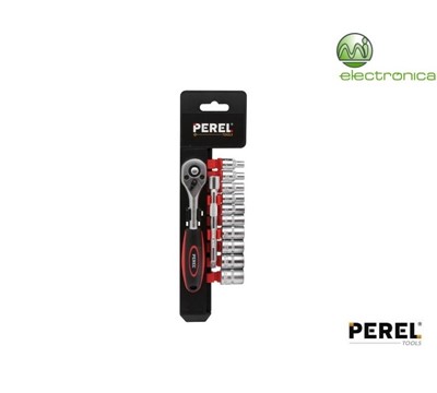 CONJUNTO DE CHAVES DE ROQUETE 1/4" 12X PEREL