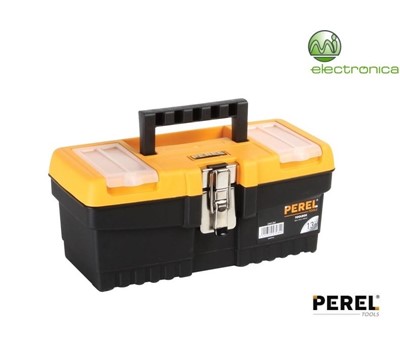 CAIXA FERRAMENTAS C/ 2 COMPARTIM. E FECHO METÁLICO 13" PEREL