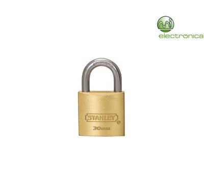 CADEADO MACIÇO C/ ALÇA NORMAL 30mm STANLEY