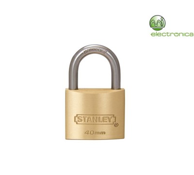CADEADO MACIÇO C/ ALÇA NORMAL 40mm STANLEY