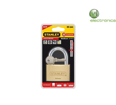 CADEADO MACIÇO C/ ALÇA NORMAL 60mm STANLEY