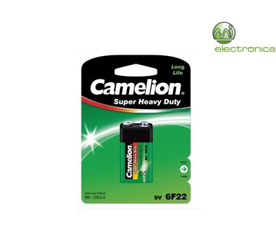 PILHA 6F22 9V/6LR61 BP1 SUPER HEAVY DUTY CAMELION