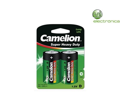 PILHA R20 D BP2 SUPER HEAVY DUTY CAMELION