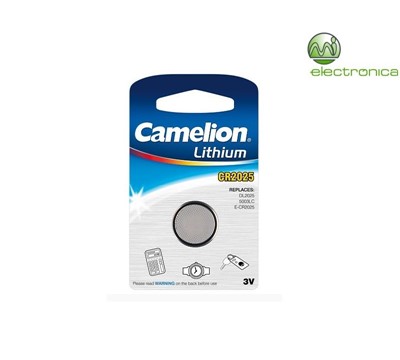 PILHA LITHIUM 3V CR2025 BP1 CAMELION