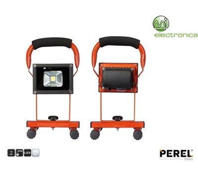PROJETOR LED RECARREGÁVEL 10W 6500K PEREL