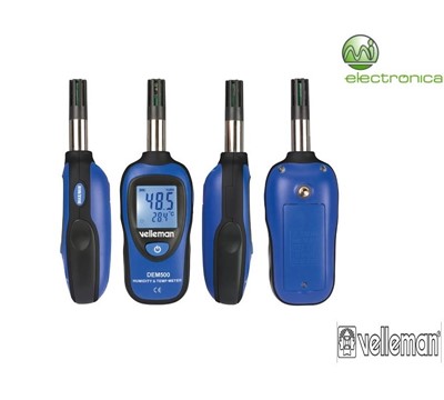 MINI MEDIDOR DA TEMPERATURA E HUMIDADE VELLEMAN