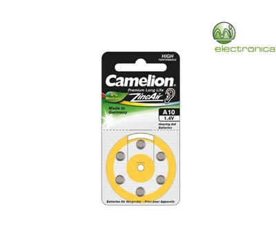 PILHA CAMELION ZINCAIR A10 BP6