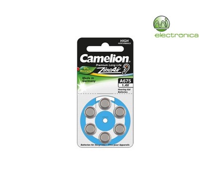 PILHA CAMELION ZINCAIR A675 BP6