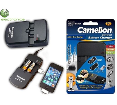CARREGADOR UNIVERSAL LITHIUM-ION LBC312 CAMELION
