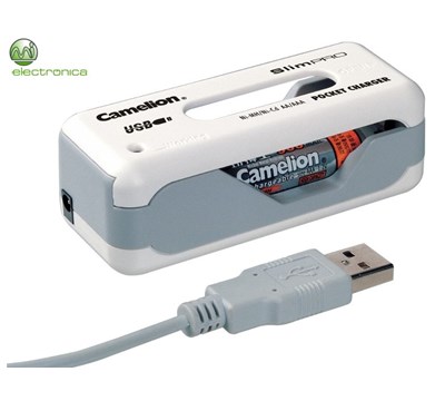 CARREGADOR USB NI-CD/NI-MH AA/AAA BC0803 CAMELION