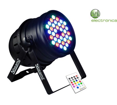PROJECTOR EFEITOS LED PAR64 36 RGBW DMX COM COMANDO