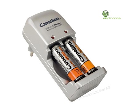 CARREGADOR DE PILHAS 2X AA/AAA BC-0901 CAMELION