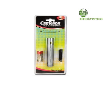 LANTERNA LED 3W ALUMÍNIO CT-4010 CAMELION