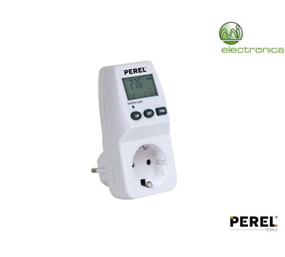 MEDIDOR ENERGIA E305EM5-G 230V/16A C/ TOMADA TERRA VELLEMAN