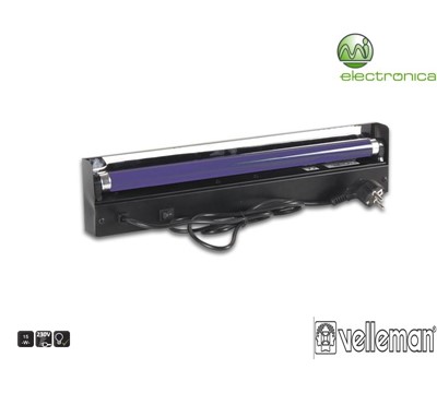 LUZ NEGRA 15W C/ SUPORTE VELLEMAN