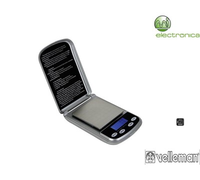 MINI BALANÇA 500g/0.1g VELLEMAN