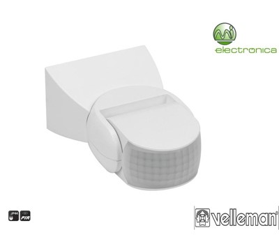 DETECTOR DE MOVIMENTO PIR - BRANCO - VELLEMAN