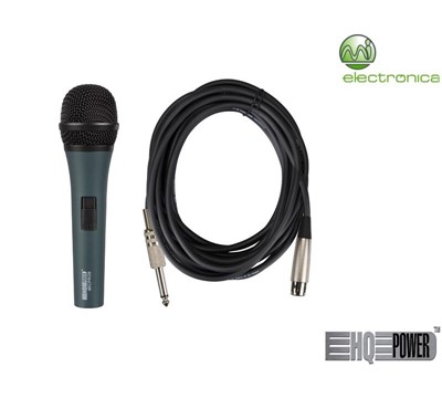 MICROFONE DINÂMICO PROF. C/ CABO+MALA TRANSPORTE VELLEMAN