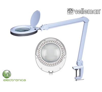 CANDEEIRO C/ LUPA 80 LEDs 8 DIOPTRIAS 8W