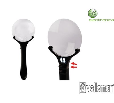 LUPA LED - 6+12 DIOPTRIAS - VELLEMAN
