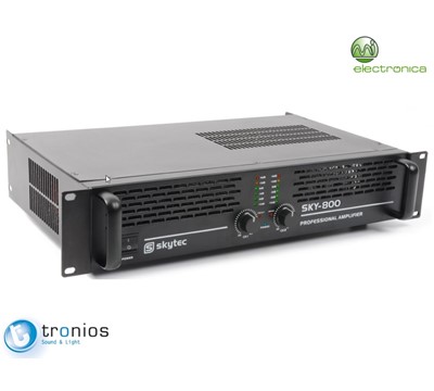 AMPLIFICADOR AUDIO PA 2X400W 4ohm - SKY800II