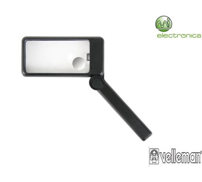 LUPA COM ILUMINAÇÃO - 2x/6x VELLEMAN