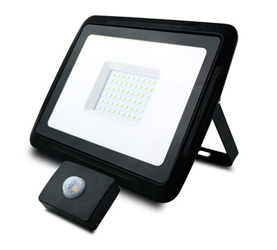 PROJECTOR LED SMD 50W LUZ WH C/ SENSOR IP65