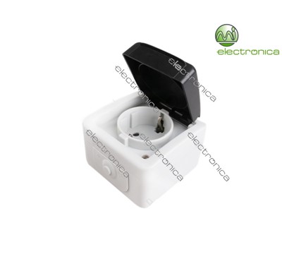 TOMADA SCHUKO EXTERIOR 16A 250V
