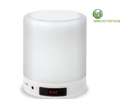 COLUNA RGB C/ BLUETOOTH/MICROSD/RELÓGIO