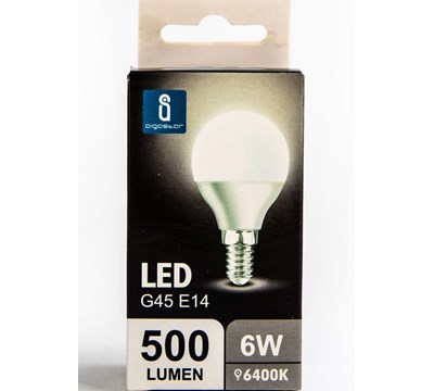 LAMPADA LED E14 G45 6W B FRIO