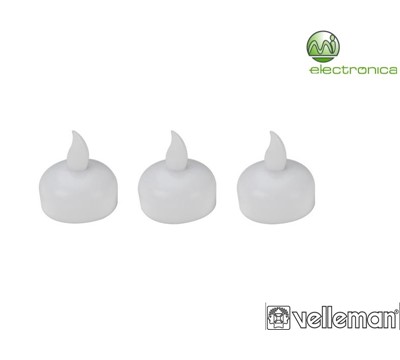 VELA LED FLUTUANTE - 3 UNIDADES - VELLEMAN