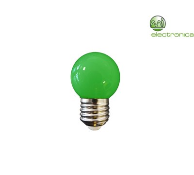 LAMPADA LED E27 1,5W VERDE