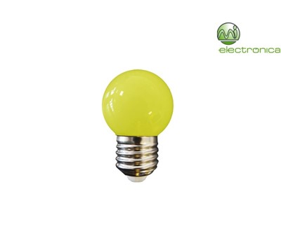 LAMPADA LED E27 1,5W AMARELA