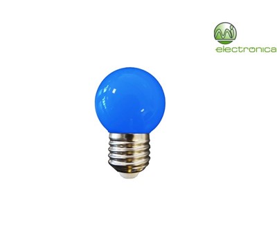 LAMPADA LED E27 1,5W AZUL