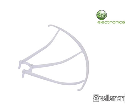 4 PROTETORES HÉLICE PARA DRONE RCQC1/ RCQC3 VELLEMAN